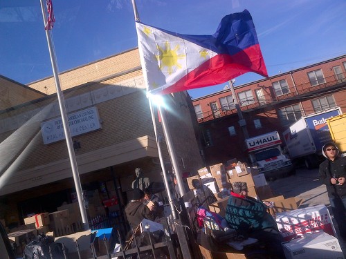 Philippines Consulate donations drop off site in Chicago
